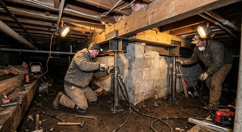 Basement Underpinning in Greenville, SC