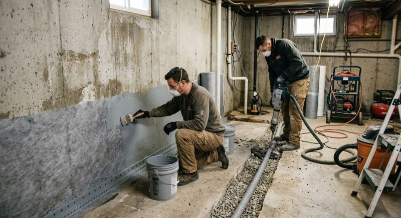 Basement Walls Waterproofing in Fort Collins, CO
