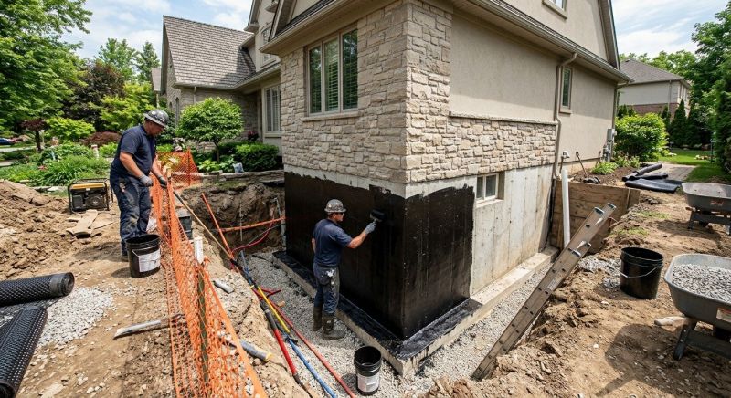 Basement Walls Waterproofing in Greenville, SC