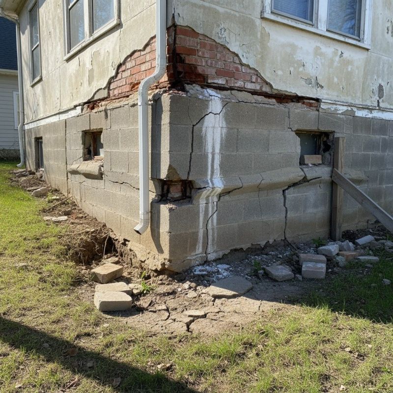 Cracked Foundation Repair in Greenville, SC