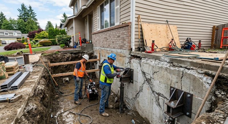 Foundation Pier Repair in Greenville, SC