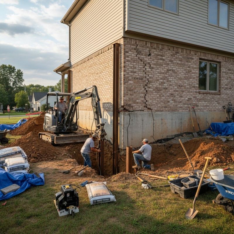 Foundation Settlement Repair in Sarasota, FL