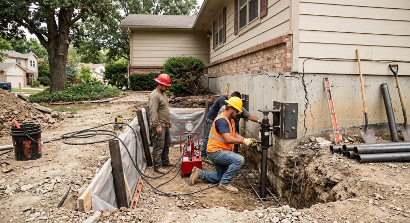 Leaking Foundation Repair in Greenville, SC