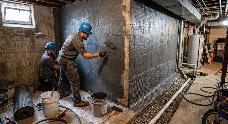 Wet Basement Repair in Greenville, SC