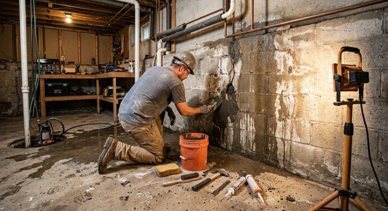 Wet Basement Repair in Grand Rapids, MI